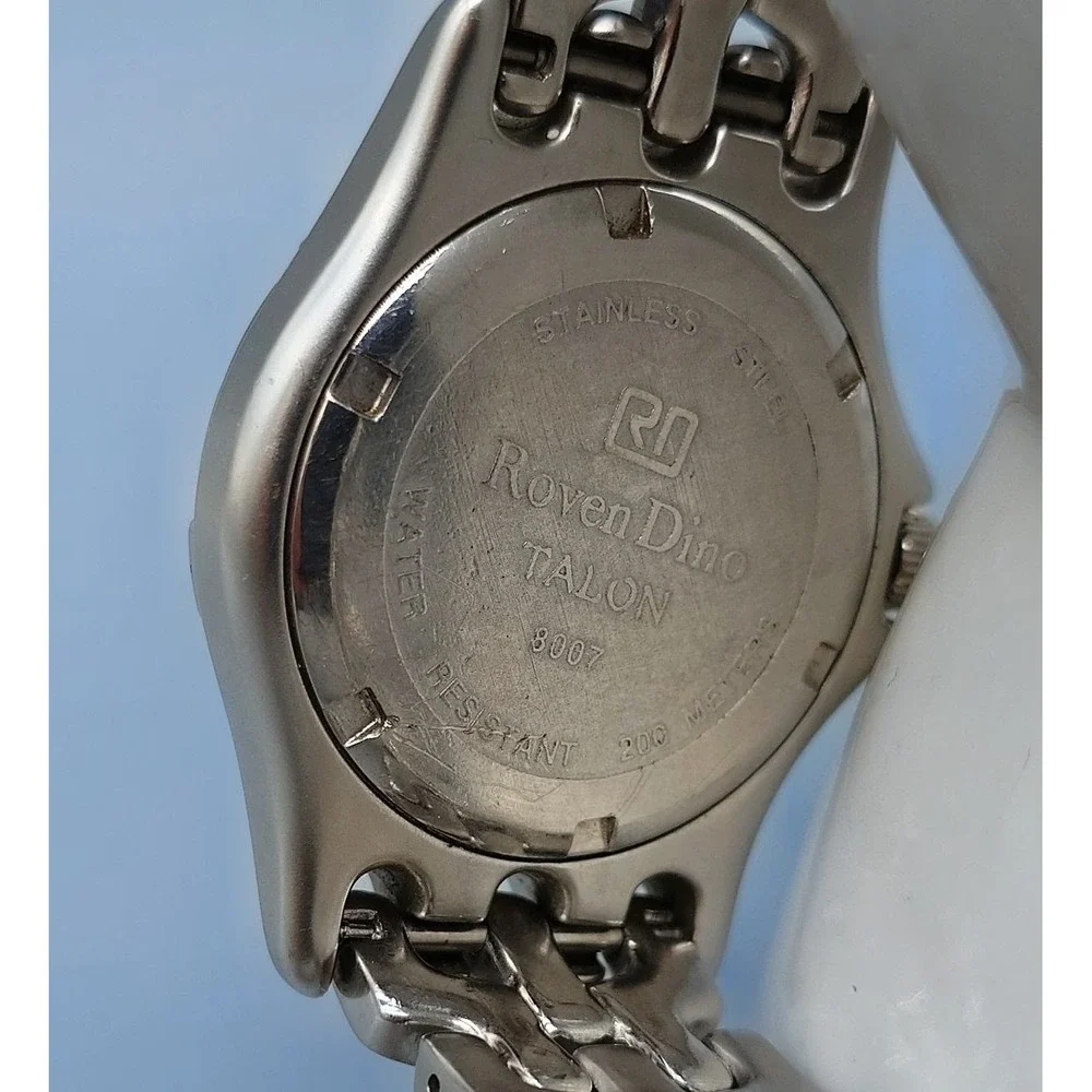Roven Dino Talon 8007 Professional Sport Watch Silver Tone 36mm [145926-1]